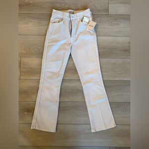 MOTHER mid rise smokin double flood